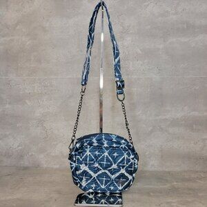 LUG Purse Swing Convertible Crossbody Belt‎ Bag Blue Quilted RFID Travel